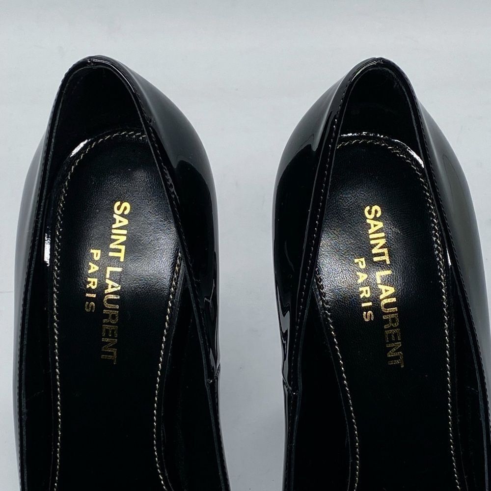 Saint Laurent Opyum Point-Toe Patent Leather Pumps size 39.5 - Picture 6 of 16